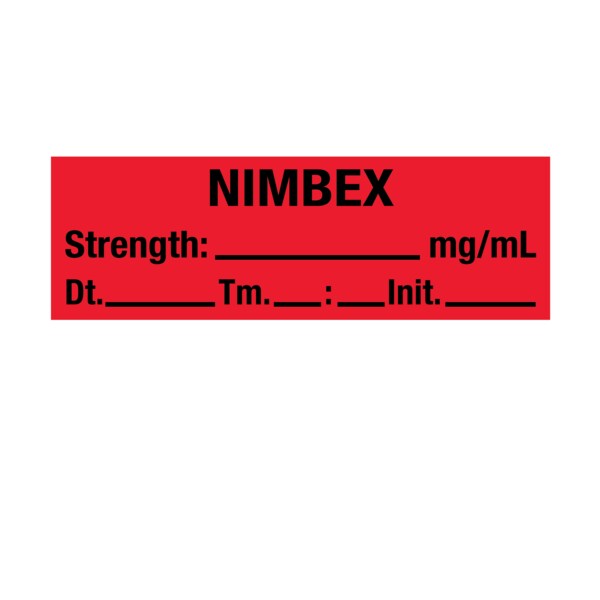 Nevs Tape, Nimbex 1/2" x 500" Red w/Black SANTW-0195 - main